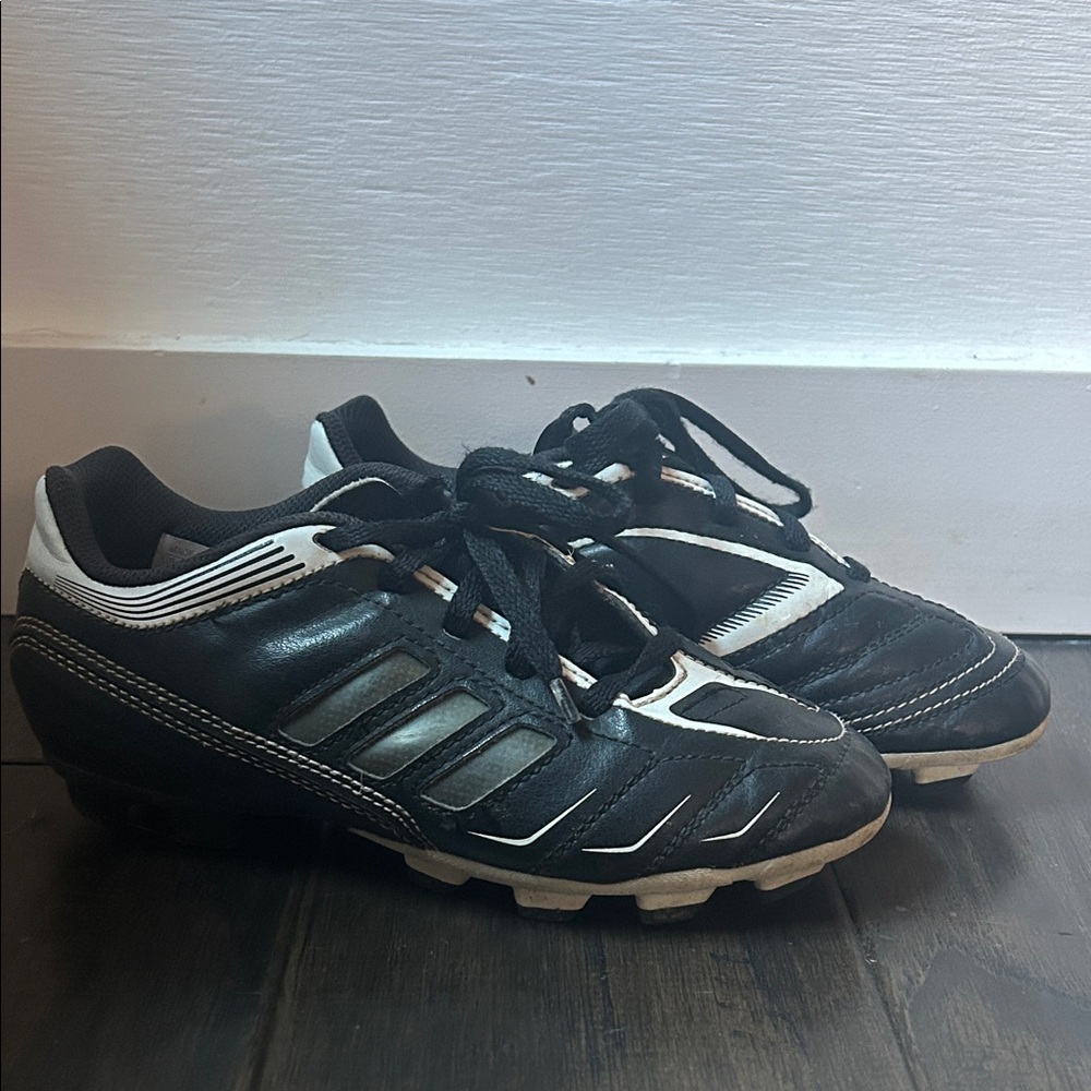 Adidas Kids Soccer Cleats with shinguards